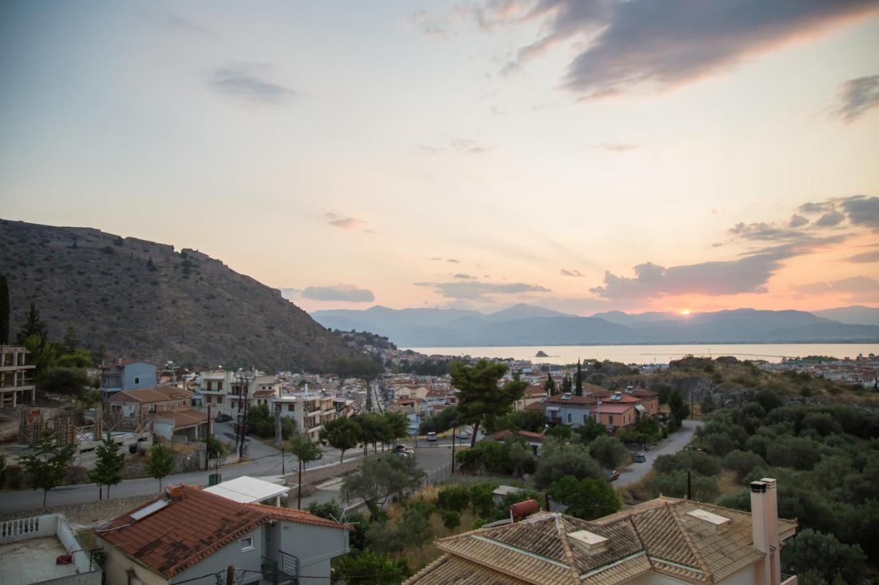 Chrysothemis - Panoramic Sea View Villa Nafplio Ngoại thất bức ảnh